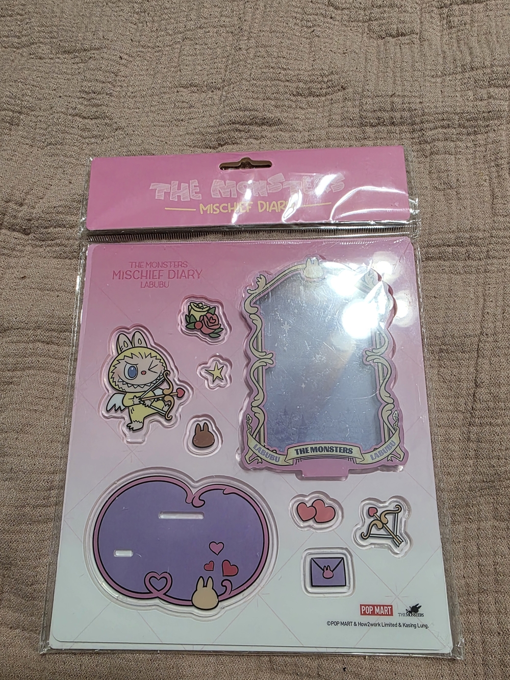 The Monsters Mischief Diary Pink & Purple Standee Set